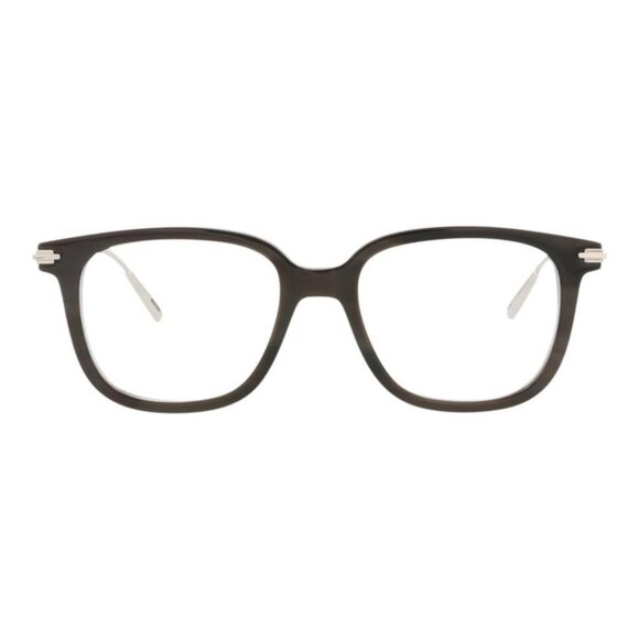 Dior Mens Square/Rectangle Horn Silver Transparent Fashion Designer Eyewear - Picture 1 of 4